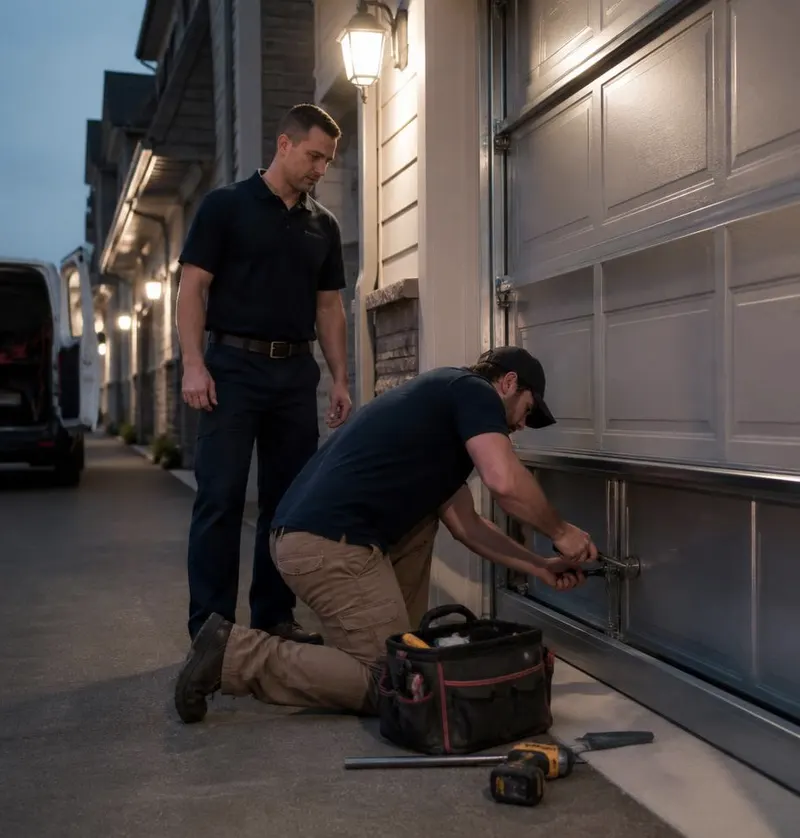 Off Track Door Repair in Ocklawaha